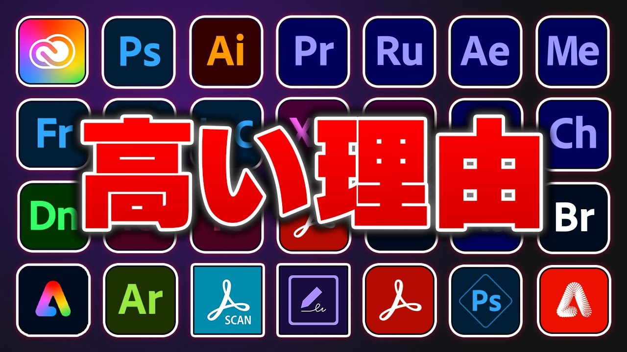 Adobeの古いソフト等まとめて Super Fast Explanation] What can Adobe software do? Introducing