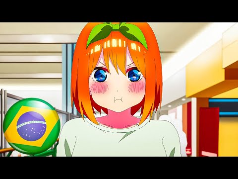 A Yotsuba beija o Futaro no Trem 😍! (PT-BR 🇧🇷) The Quintessential  Quintuplets 