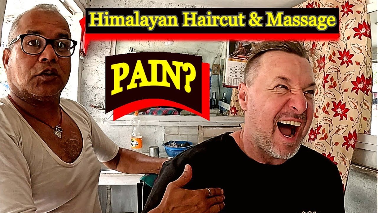 HIMALAYAN HAIRCUT & MASSAGE - Are You Ready? NEPAL Pokhara🇳🇵