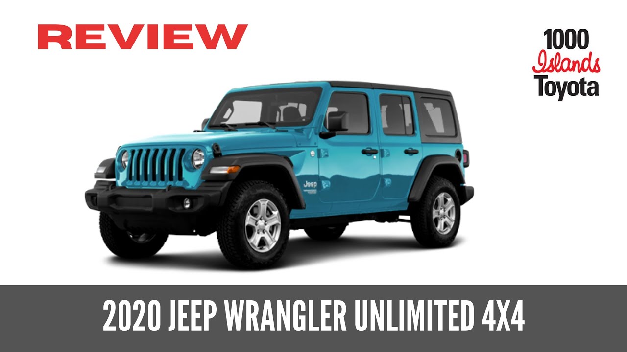 PRE-OWNED 2020 Jeep Wrangler Unlimited 4x4 Teal Review Brockville Ontario -  1000 Islands Toyota - YouTube