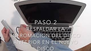 TUTORIAL de como cambiar el disco duro de estado solido de tu Mac Book Air