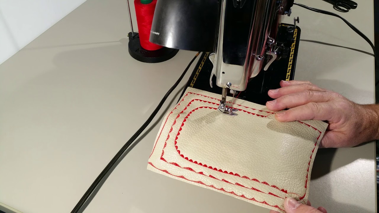 Pfaff 130 sewing machine with embroidery attachment demonstration YouTube