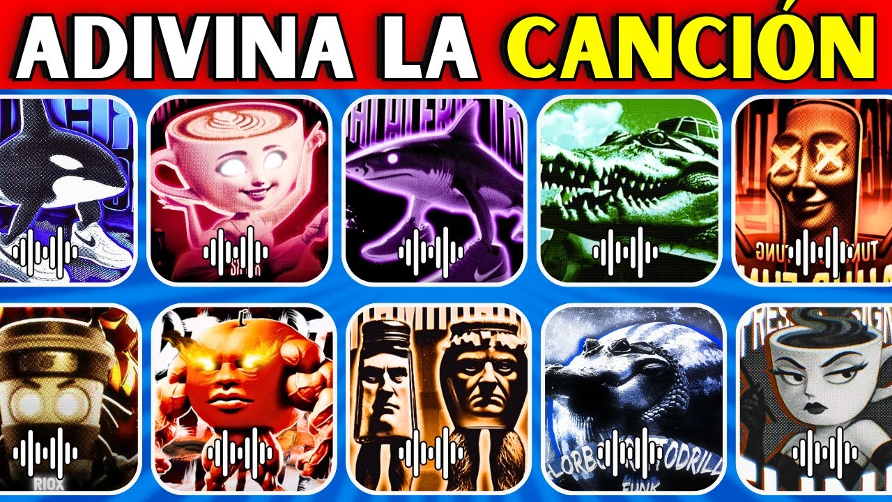 Adivina Las Mejores CANCIONES De Los BRAINROT ITALIANOS😎Por La Intro😱Memes Italianos😀Versión Funk🎶❤️