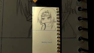Drawing Itachi Day-3 (6 day 6 anime drawing challenge) #shorts