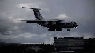 Volga Dnepr Il76 Ra76951 Landing On Runway 24 At Shannon From Kazan.