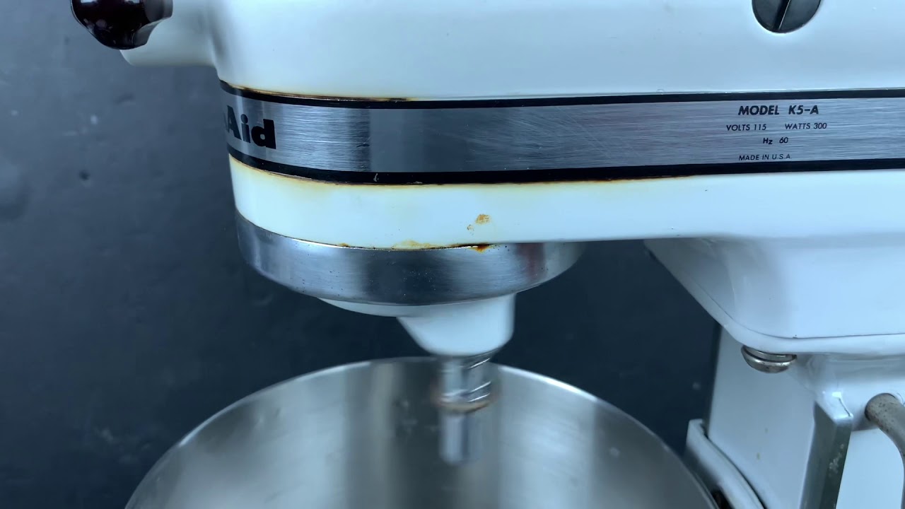 Hobart Kitchen Aid Heavy Duty Stand Mixer K5A 10 Speed YouTube