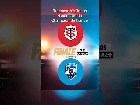 Toulouse 28 - Montpellier 20, Victoire de Toulouse, Match, Rugby, Finale, Top14