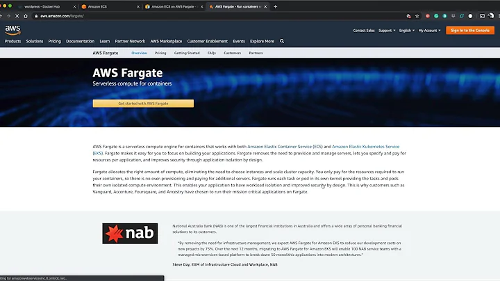 Running Docker Containers on AWS Fargate with Ease