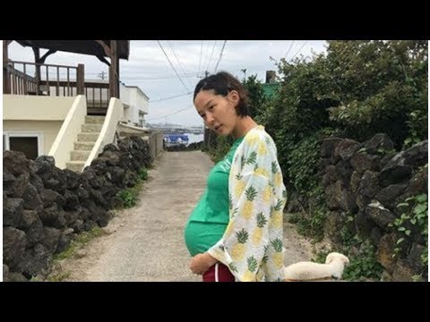"출산 코앞"…만삭 김나영, 아름다운 D라인