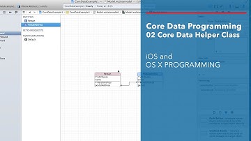Cocoa Tutorial: Core Data Introduction in iOS and Mac OS Programming Part 2