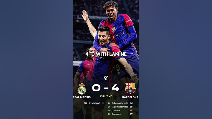 FC BARCELONA 4 VS 0 REAL MADRID | EL CLÁSICO | LALIGA 2024/25 MD11 #football #soccer #shorts