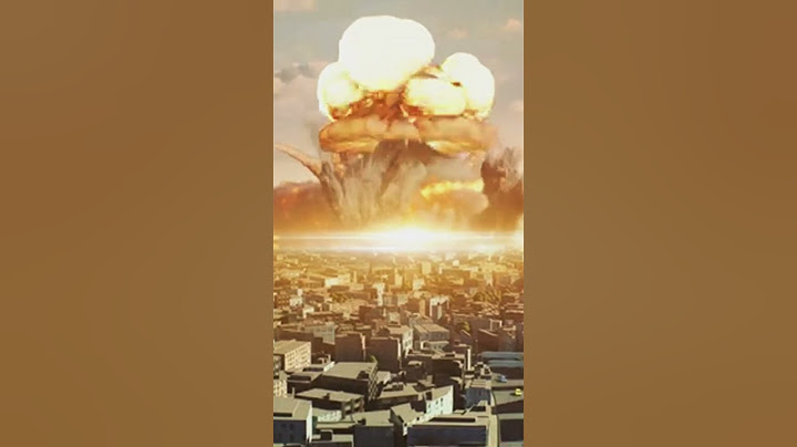 ¿Cómo se ve la explosión de una bomba atómica?