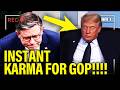  GOP gets INSTANT KARMA after Trump’s 21,000 TRADES!!! 