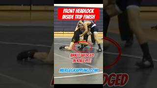 Front Headlock Inside Trip Takedown | Michael Trasso Wrestling