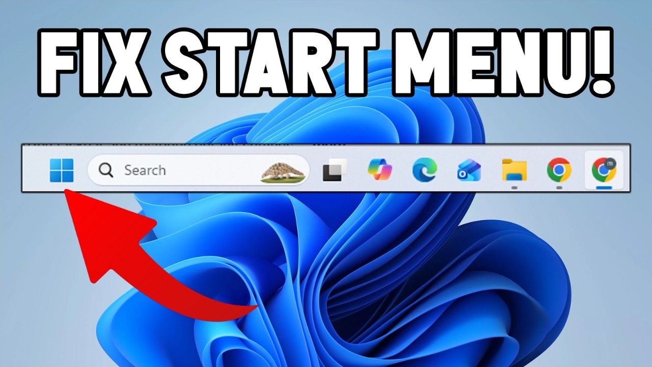 How to fix start button not working on windows 10/11 (easy fix) - YouTube