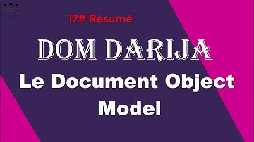 #web_coding #js #java_script #dom DOM Résumé (2) Darija