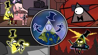 All Bill Cipher Phases - Friday Night Funkin Vs Bill Cipher