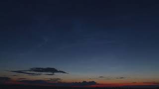 Noctilucent clouds Серебристые облака 6 июля 2018