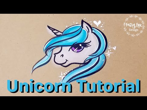 Unicorn Face Painting Tutorial