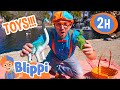 Blippi Plays with Dinosaur Toys at the Dinosaur Museum | 2 HOURS OF BLIPPI: Dinosaur Videos for Kids