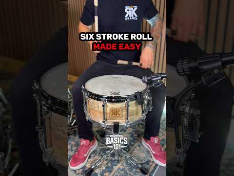 How To Play A Six Stroke Roll (Made Easy) 🥁 #drums