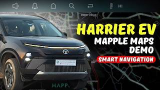 Harrier EV Mapple Maps Demo – Smart Navigation 🧭⚡#electricvehicletalks #harrierev #mapple