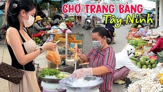 Về Tây Ninh đi Chợ TRẢNG BÀNG ăn tô bánh canh lề đường quá ngon combo 50k
