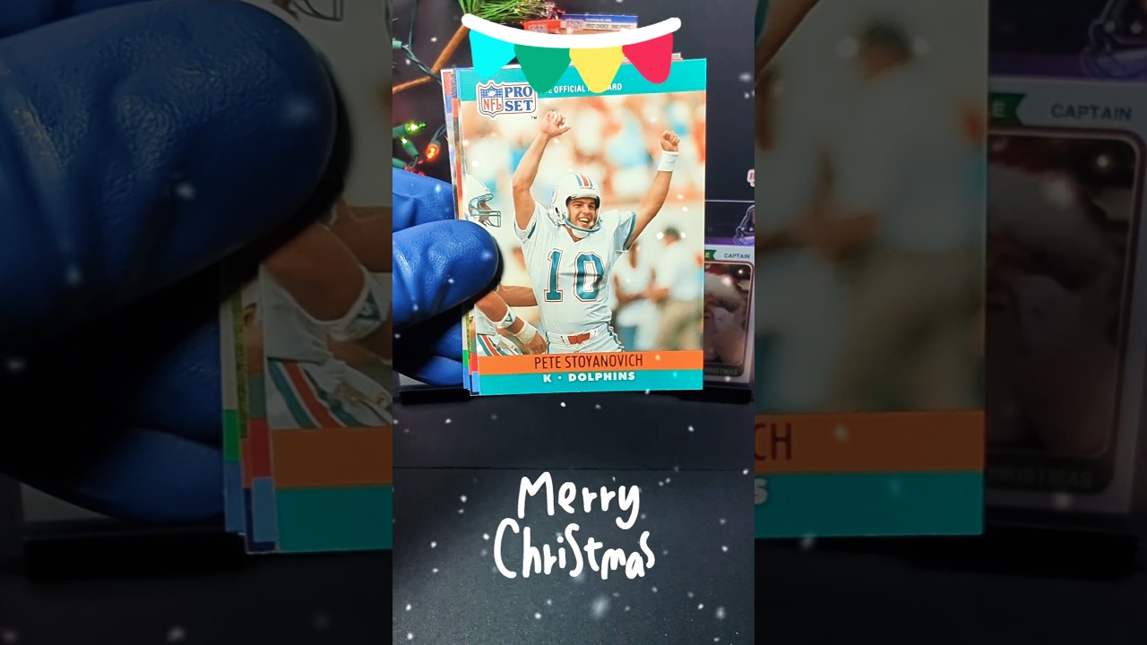 Santa? 1990 NFL Pro Set Football Cards Pack Opening! 