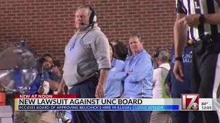 UNC board sued over Belichick hire