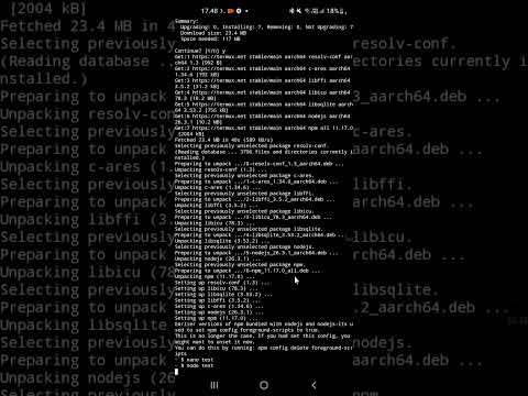 cara install nodejs di termux