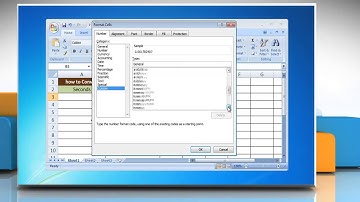 Microsoft® Excel 2007: Convert Seconds to Time in Excel