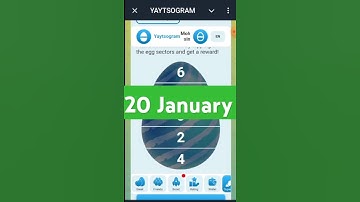 Yaytsogram 20 January Cipher Code | Today Yaytsogram Cipher Code #yaytsogram #airdrop #chiphercode