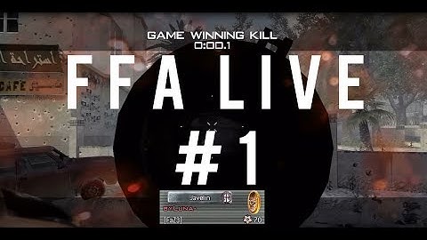 FFA LIVE! #1 MW2 THROWBACK!