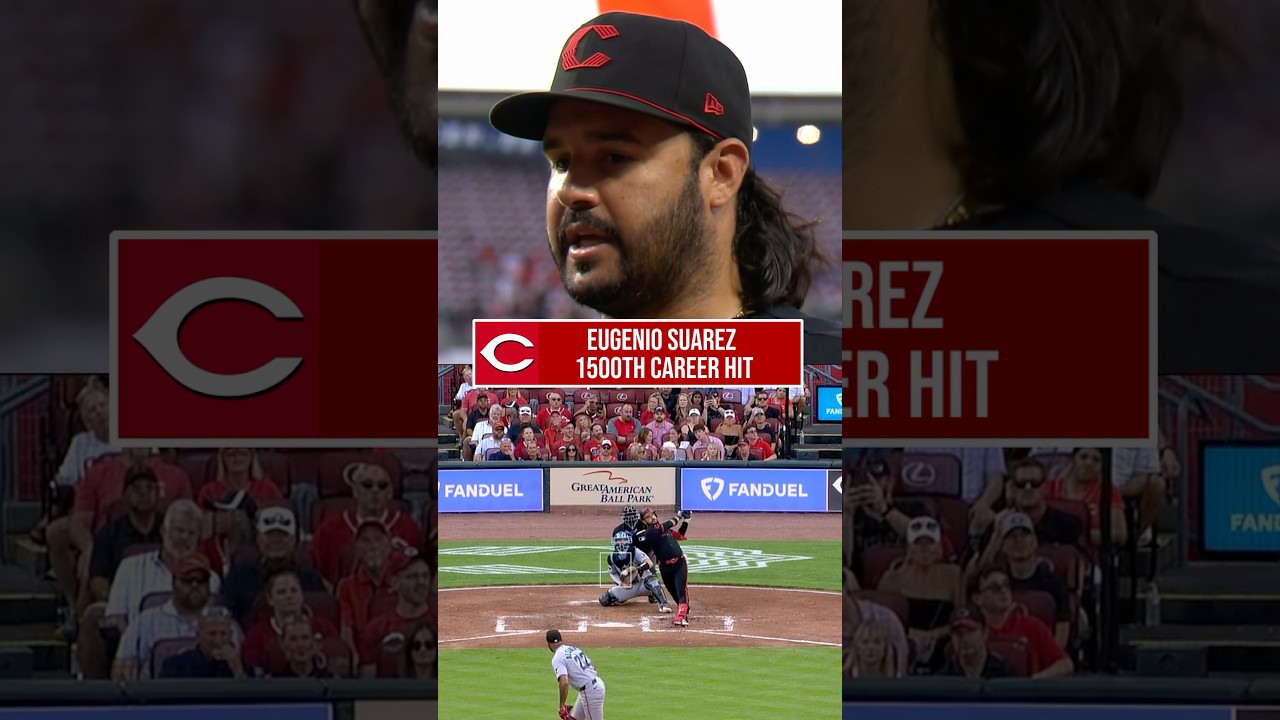 Eugenio Suárez’s 1,500th Career Hit! #Reds