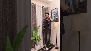 Men's Casual Shirt + Wide Leg Jeans Outfit 🔥 Budget Fashion Look #shorts #shortlook #jeansstyle