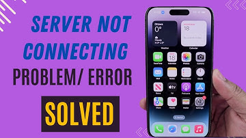 SERVER NOT CONNECTING ERROR FIXED!! #apple #iphone #tricks