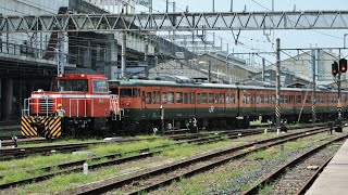 JR東日本大宮駅 OM-2牽引 高崎支社115系T1044(サハ組込み)編成 大宮総合車両センター(OM)構内入れ替え作業