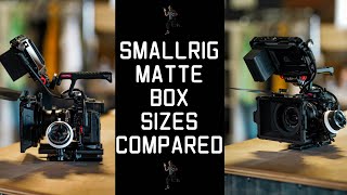 SmallRig Mini Matte Box & Lightweight Matte Box Size Comparison