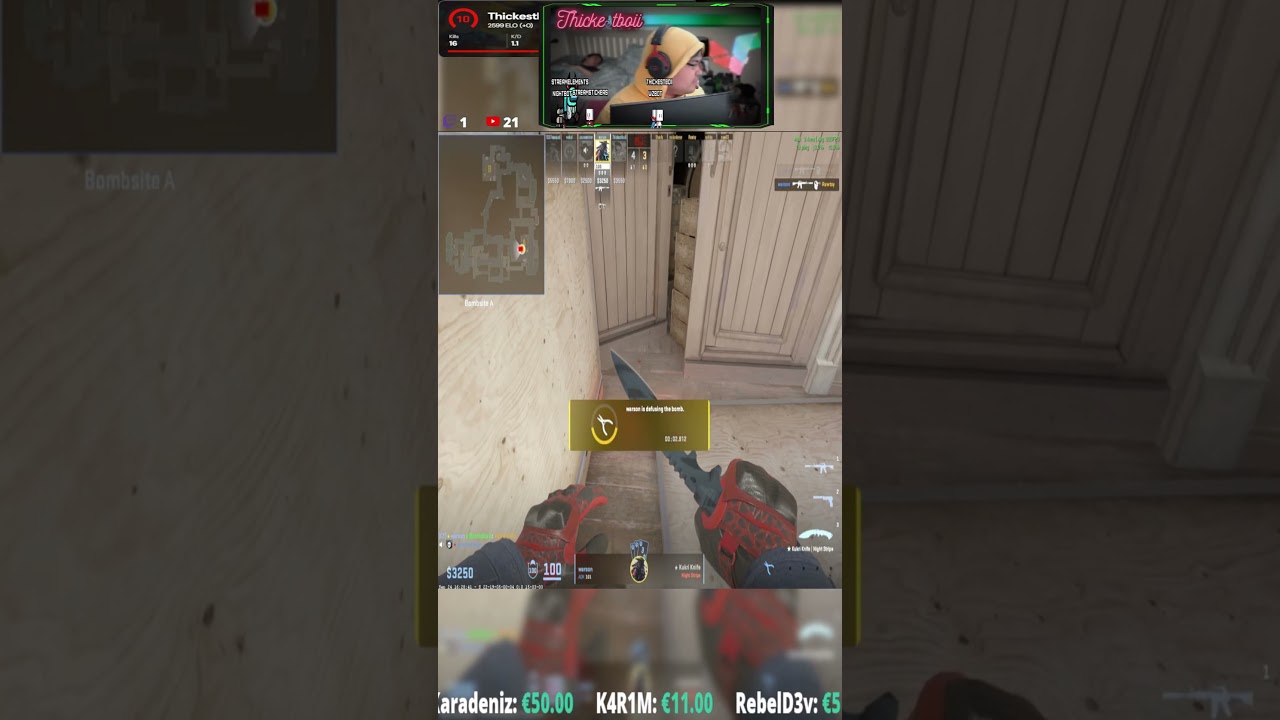 Counter Strike 2 Shorts Soloq Plays 3313