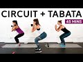 Circuit + Tabata Workout (Dumbbells + Mini Band) // 45-Minute Class