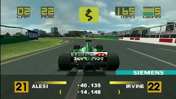 Formula One 2000 [PS1] - Gameplay 4K 60FPS