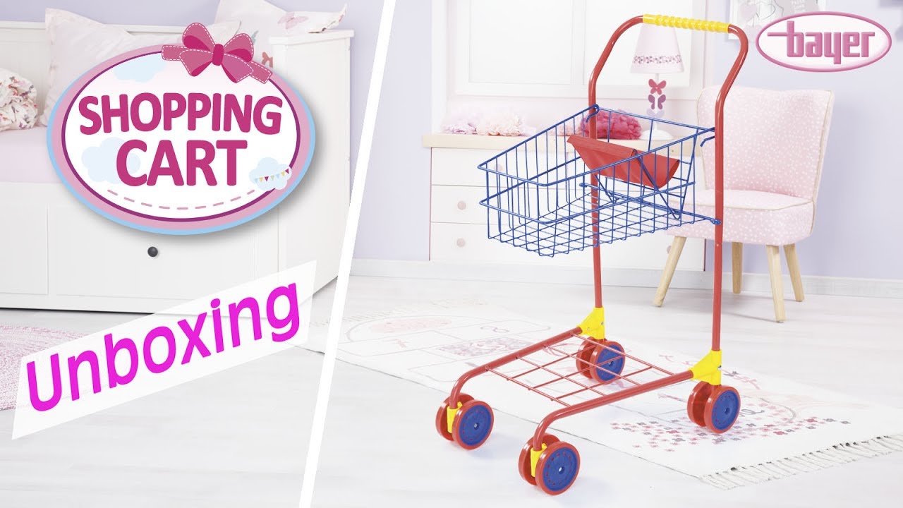 Bayer for Design - Shopping Cart Einkaufswagen - dolls - YouTube für - Puppen Unboxing