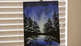 acrylic painting easy tutorial