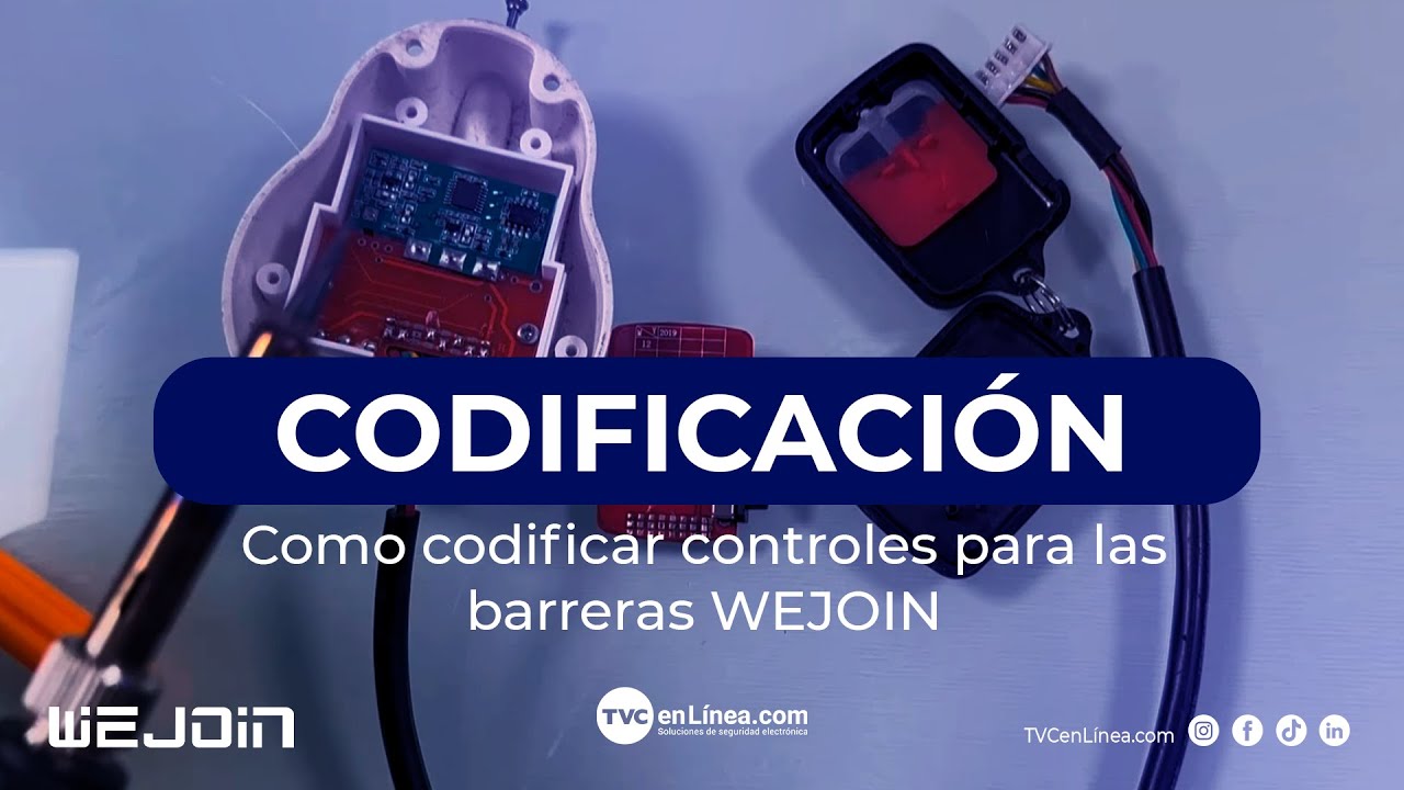 Codificación de controles para barreras Wejoin