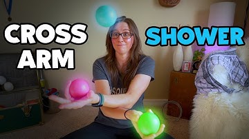 Trying CROSS-ARM SHOWER Juggling Trick #everydaymay