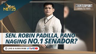 Sen. Robin Padilla, paano naging No. 1 senador?