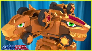 DinoCore ✨ Three  Headed Super Car Merge ✨Super Heroes Gathering✨ Kids Movies 2024