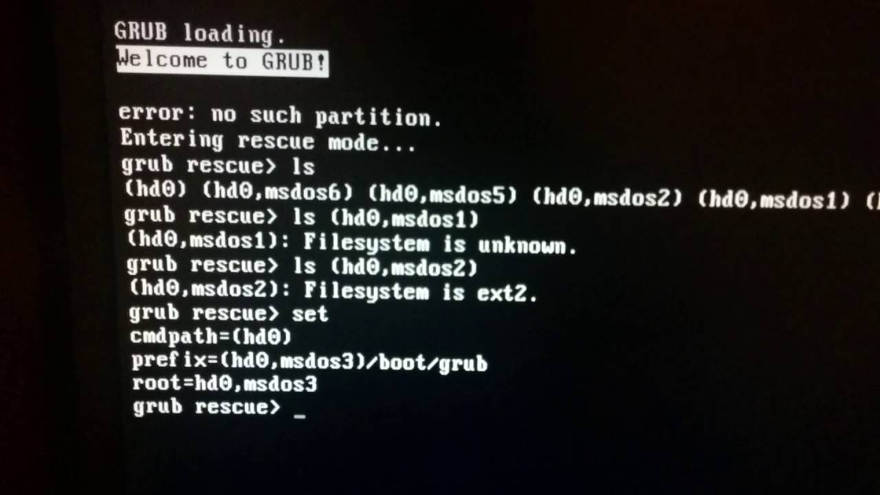 Error Unknown Filesystem Grub Rescue Windows 10 By Patrick Mumo