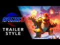 The Super Mario Bros Movie Trailer Sonic The Hedgehog 3 Style 