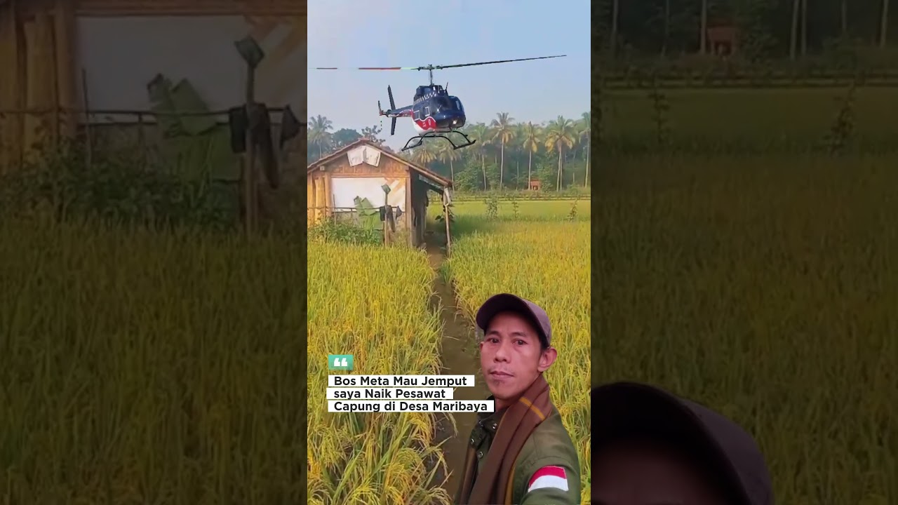 Pesawat Capung Amerika Nyasar di jawa 